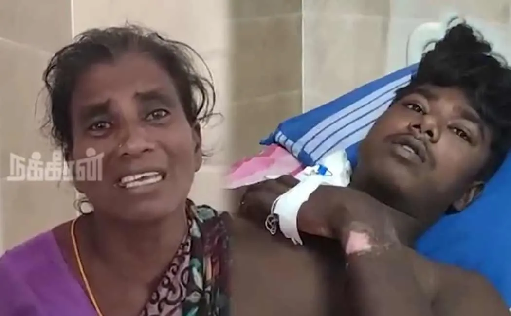 police severely beaten the person who took him for questioning In Pudukkottai