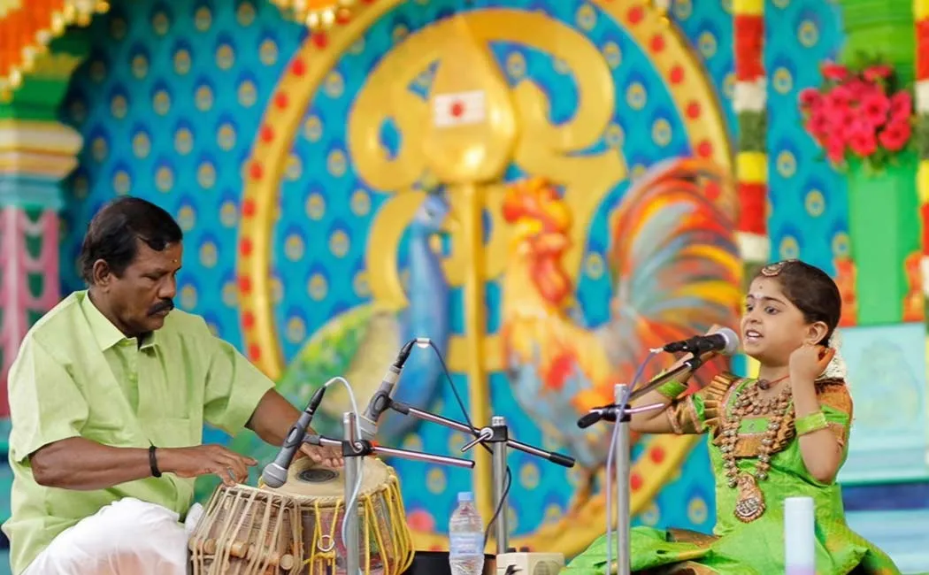 7-year-old girl sounded at the Palani Muthamizh Murugan conference 