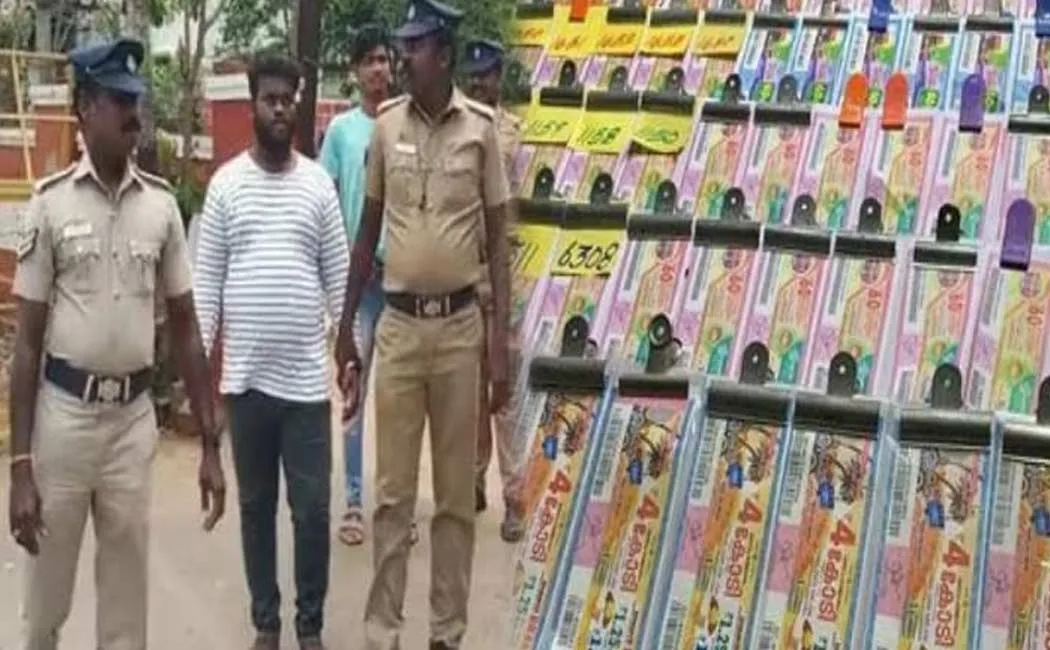 Two arrested for selling online lottery tickets