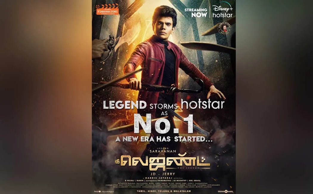 the Legend movie storms Hotstar as No.1