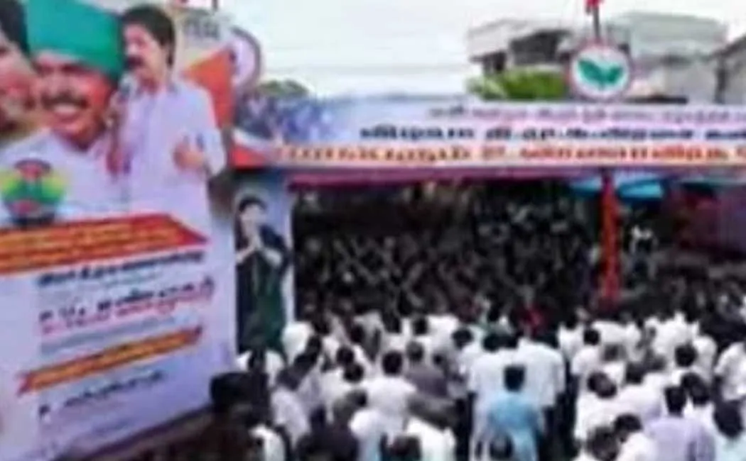 Fasting struggle against the DMK government tindivanam