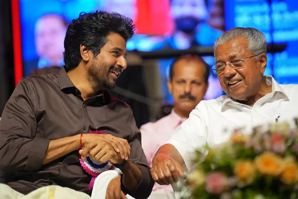 sivakarthikeyan about kerala cm pinarayi vijayan