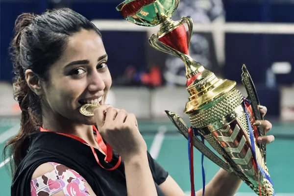 nivetha pethuraj champions in badmiton 