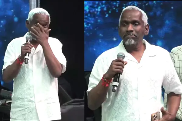 karthik raja emorional speech at bhavatharini memorial meet