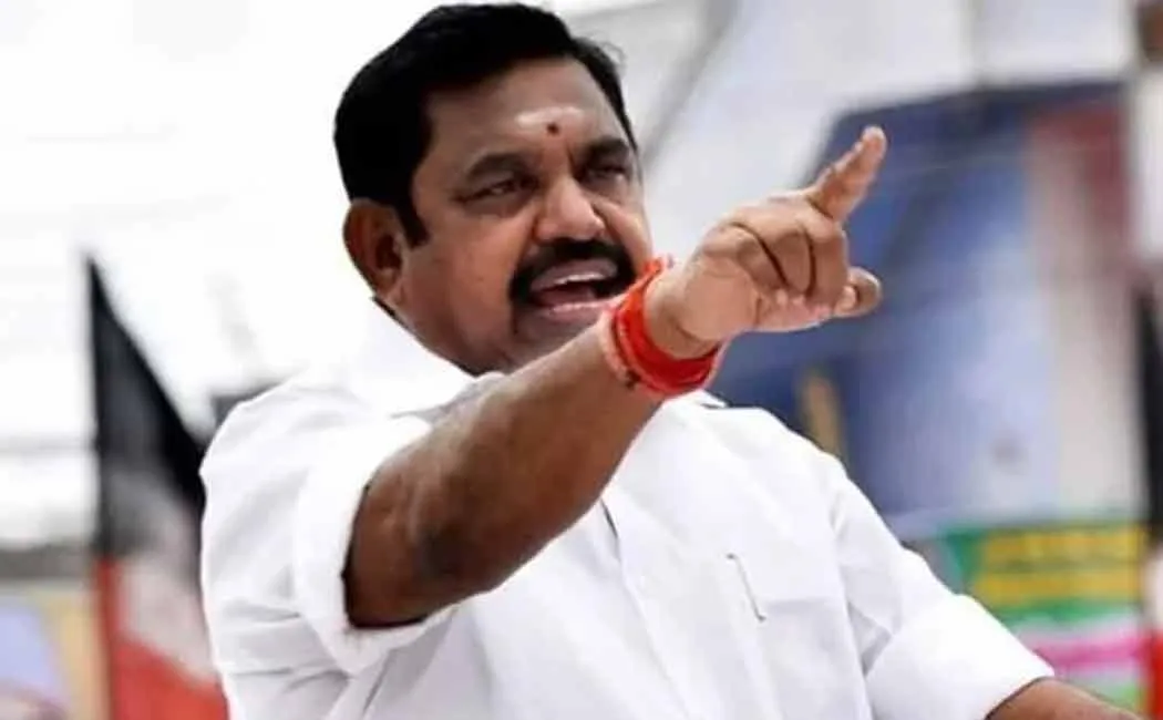 Edappadi Palaniswami condemns Karnataka Congress government!
