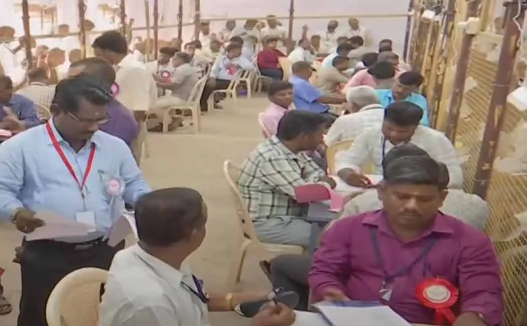 Counting of votes registered in Vikravandi by-election has started