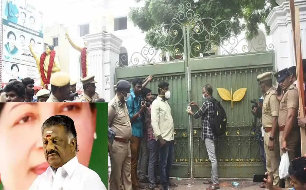 Recovery of AIADMK documents; Case registered against OPS