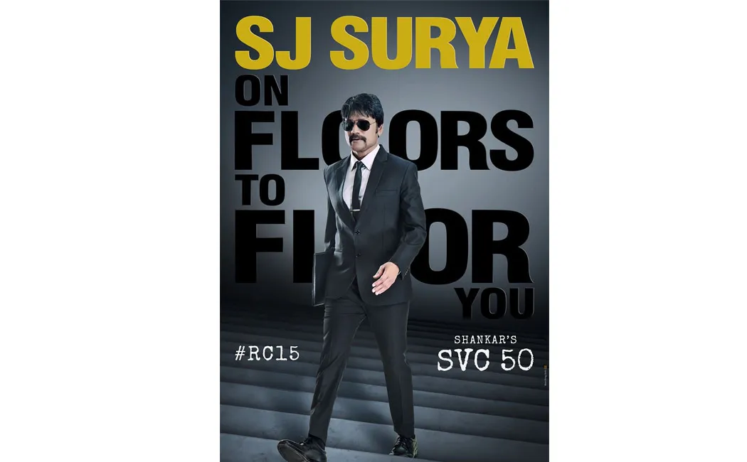 sj surya act with ramcharan rc15 movie