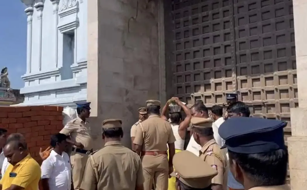  temple was locked due to disagreements among Naga fishermen