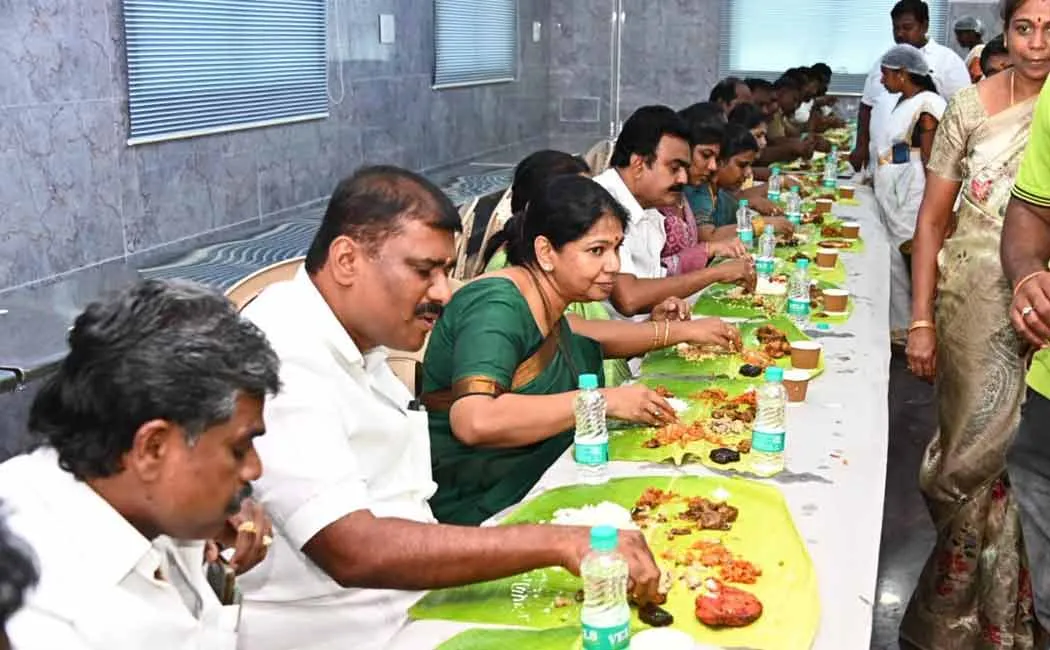 Kanimozhi fed the DMK who worked for victory