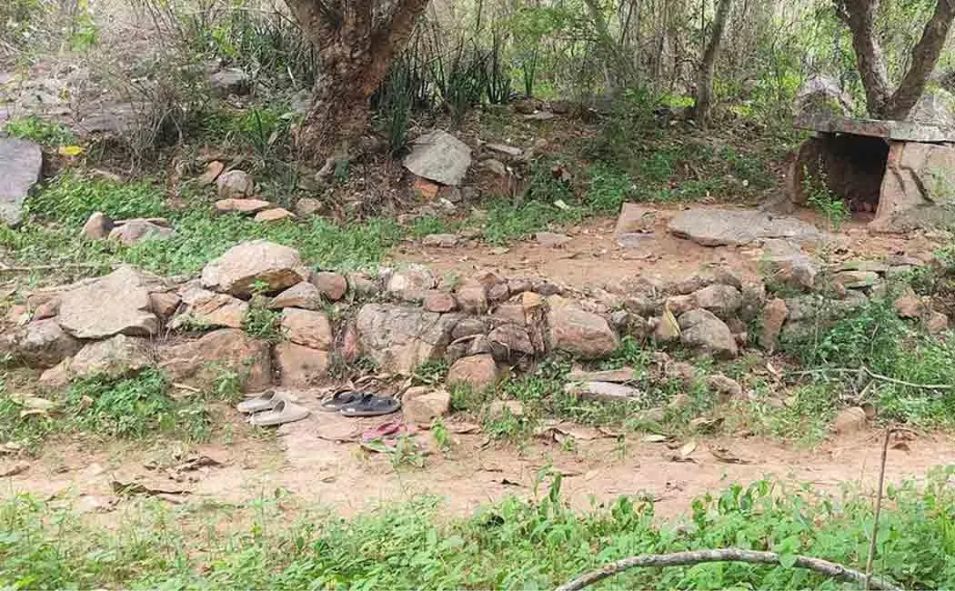 Government school students found 3000-year-old stone slabs