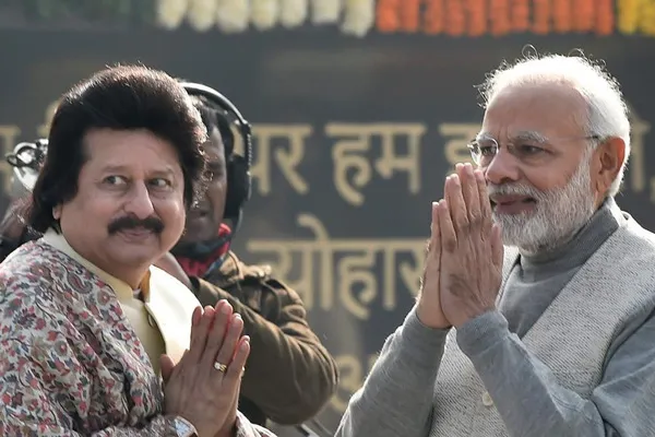 prime minister narendra modi condolence to Ghazal singer Pankaj Udhas passed away 