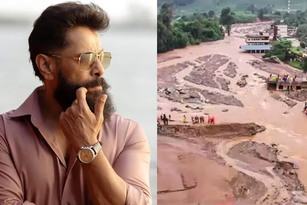 vikram donate to kerala landslide