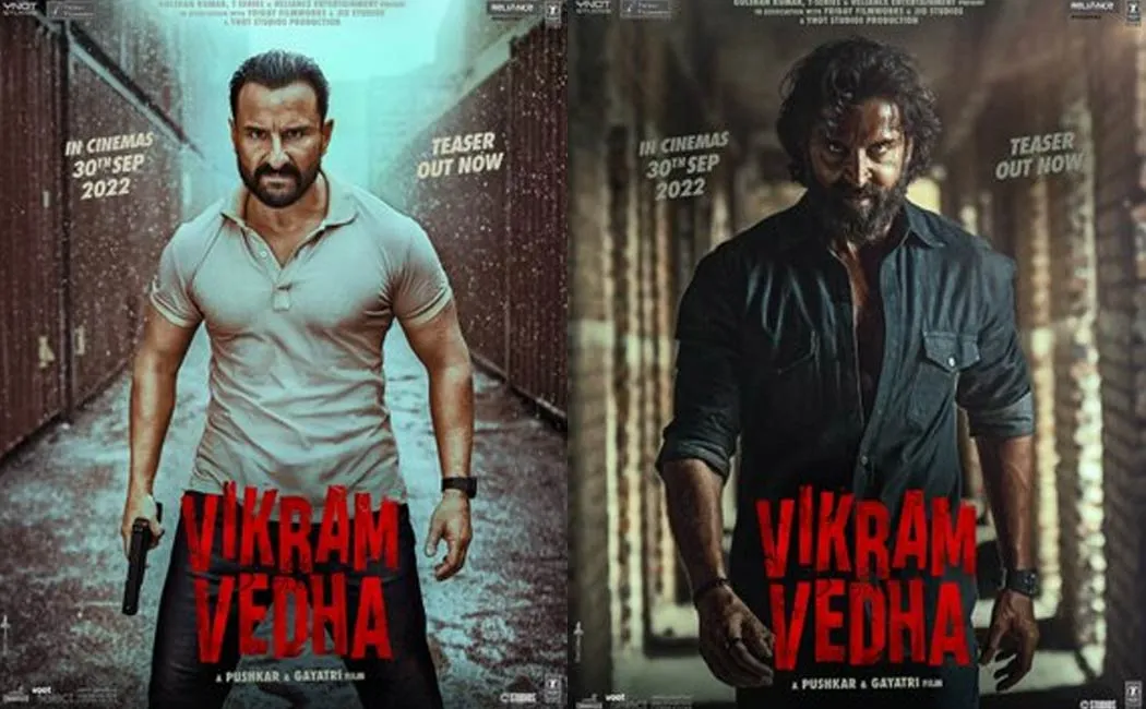 vikram vedha hindi teaser released