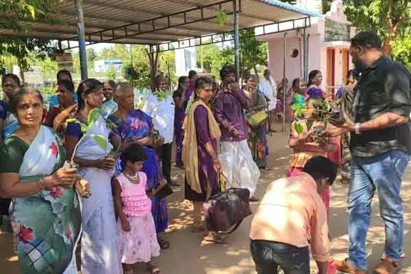 Young people planted 1.67 lakh saplings on Maram Thangasamy anniversary