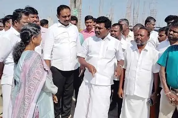 AIADMK MLA ignored in foundation ceremony  government officials barrage of questions