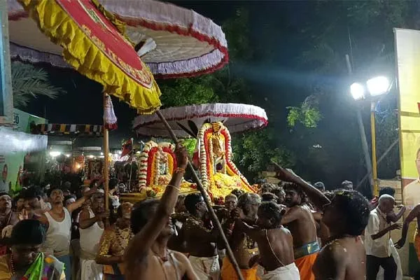 Rajaraja Cholan  triple discovery ceremony at Chidambaram