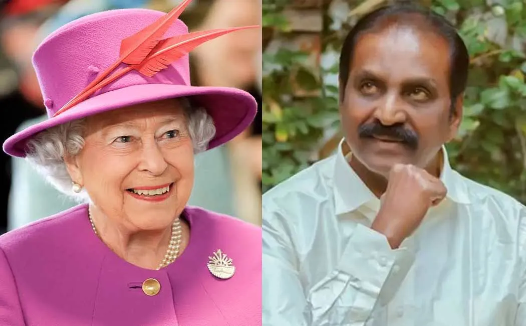 vairamuthu tweet about queen elizabeth passed away 