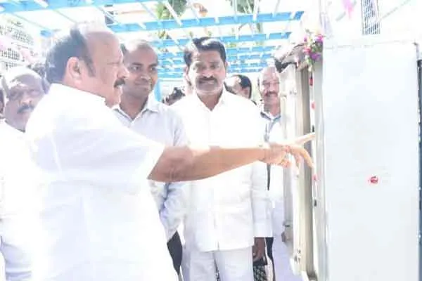  minister opened the water for irrigation from Keelanai, Veeranam lake