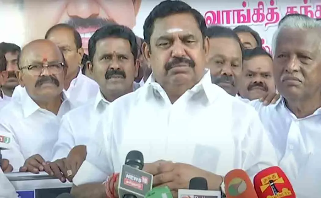 EPS comments on DMK activities in Erode by-elections