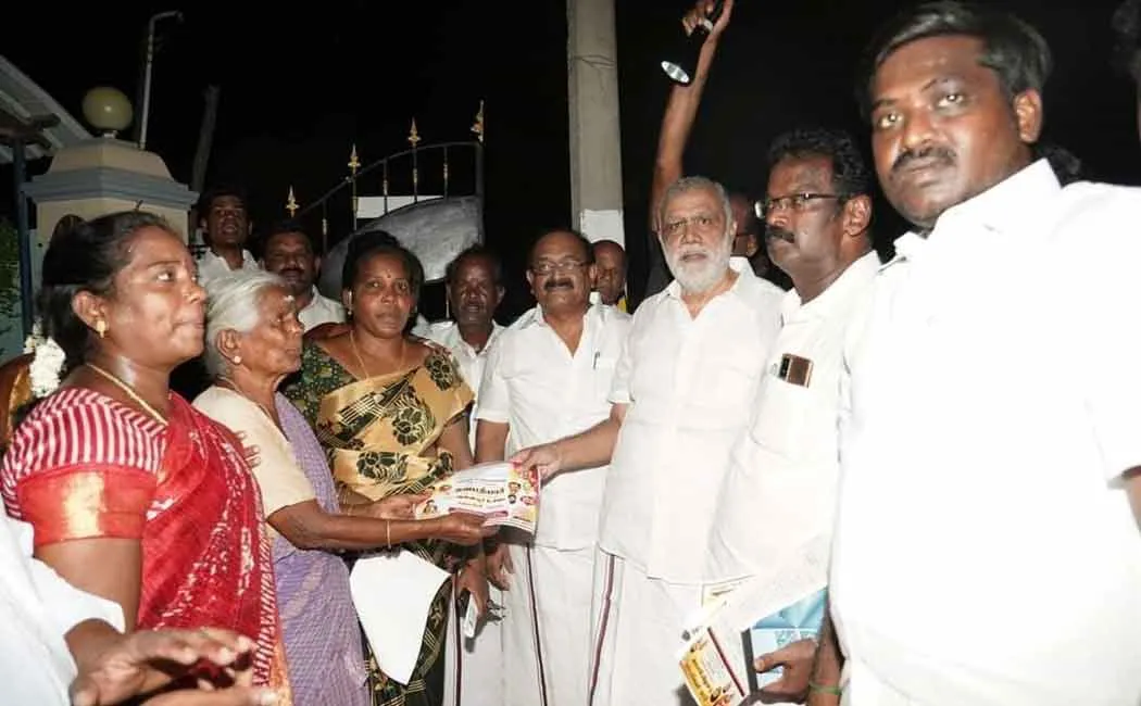 Basic facilities will be provided in every village in Vikravandi  says Minister I. Periyasamy