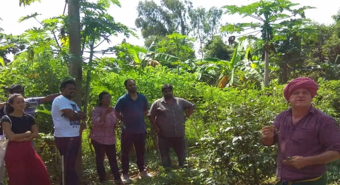 Englishman who is interested in natural agriculture