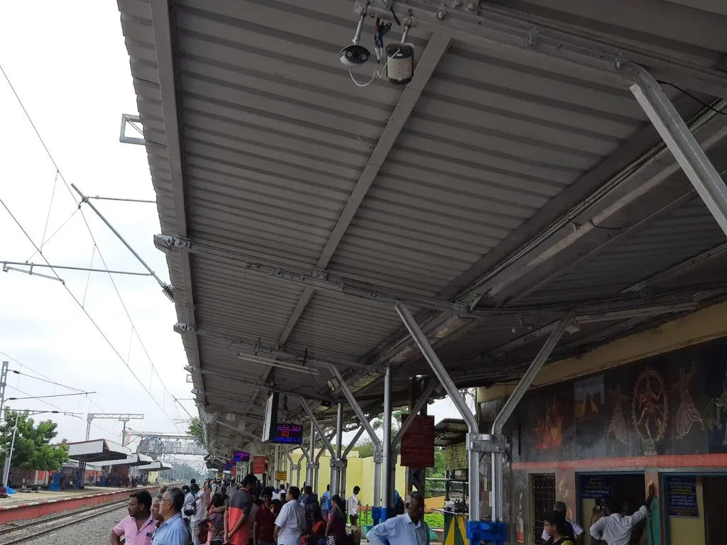  surveillance camera  in Chidambaram railway station 