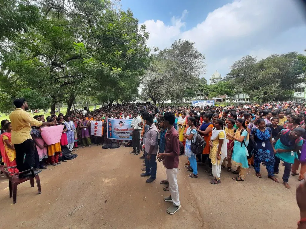 Second day class boycott by students against National Citizenship Act