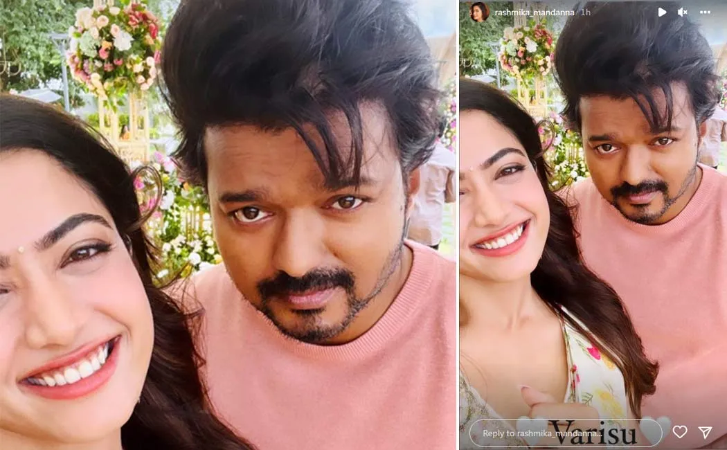 vijay and rashmika mandanna selfie goes viral 