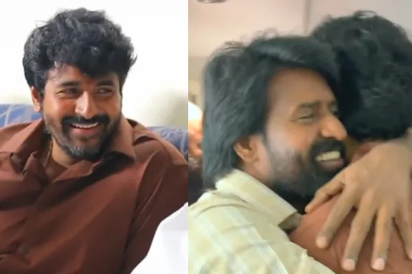 sivakarthikeyan visit soori maaman movie set