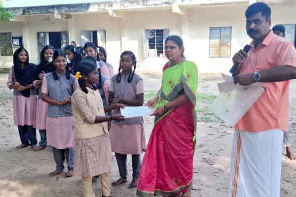 Tamil inscriptions that sparked interest among school students
