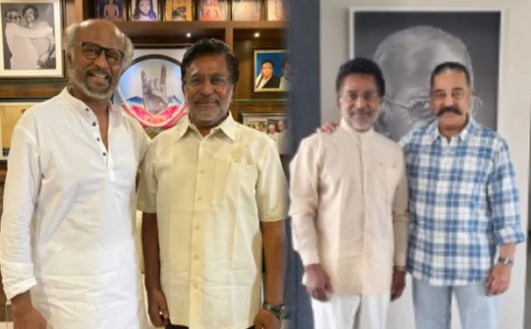 Rajini and Kamal congratulate  actor Rajesh