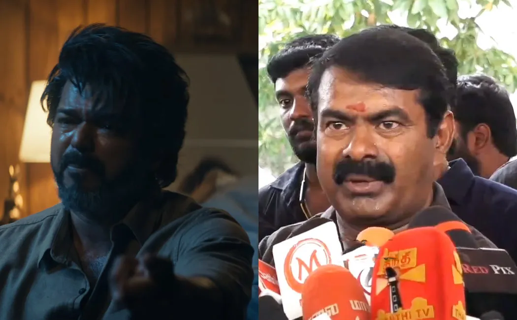 seeman support  vijay for his leo trailer issue 
