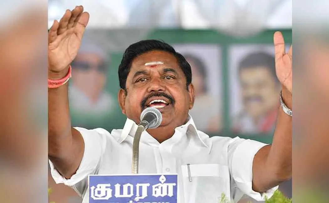 This is the short story of EPS; Edappadi Palaniswami narrated the story on stage