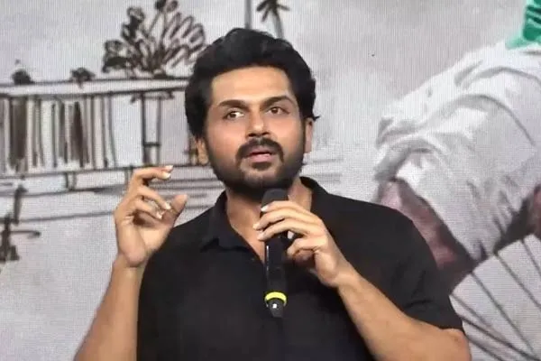 karthi speech in meyyazhagan pre pre release event
