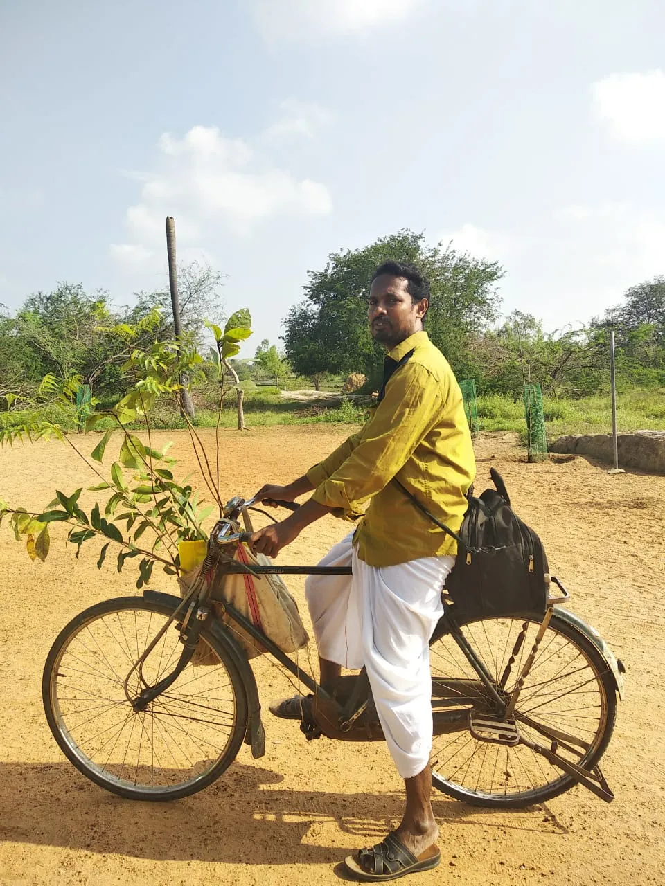 Bicycle tour of the government school teacher