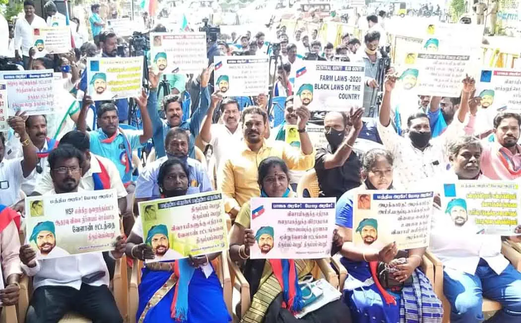 disrespecting -farmers is- a -national shame - VCK- selladurai