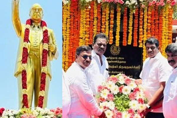 Amit Shah's controversial speech DMK members protest in Tiruvallur area   