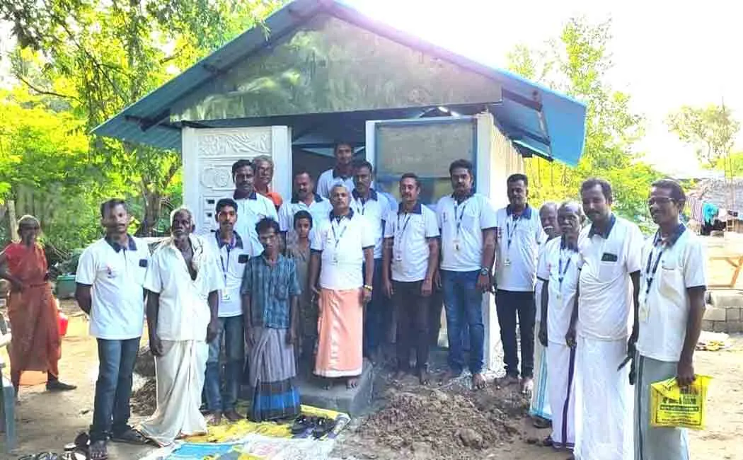 voluntary organization that built a house for a homeless family