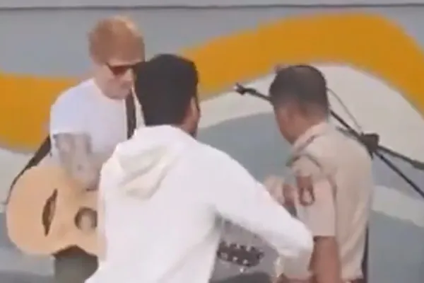 Bengaluru Police Stop Ed Sheeran singing at church street