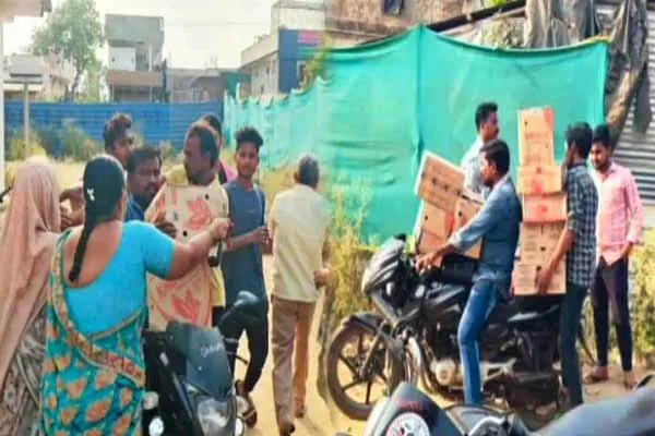 liquor shops are selling liquor bottles at high prices, causing public dissatisfaction in Telangana 