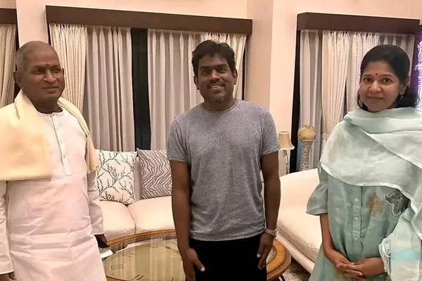 MP Kanimozhi condoles the Ilayaraja family for bhavadharani passed away 
