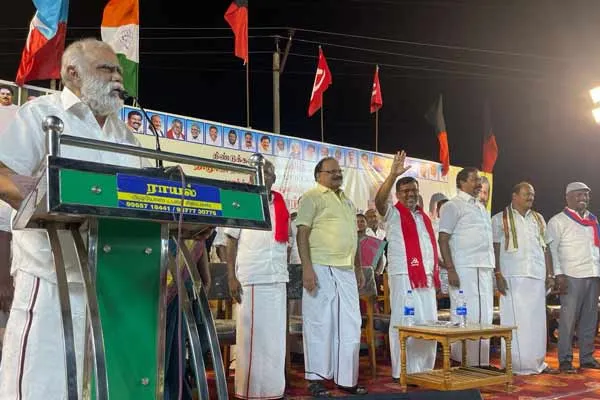  ADMK symbol is left to wither says Minister I. Periyasamy