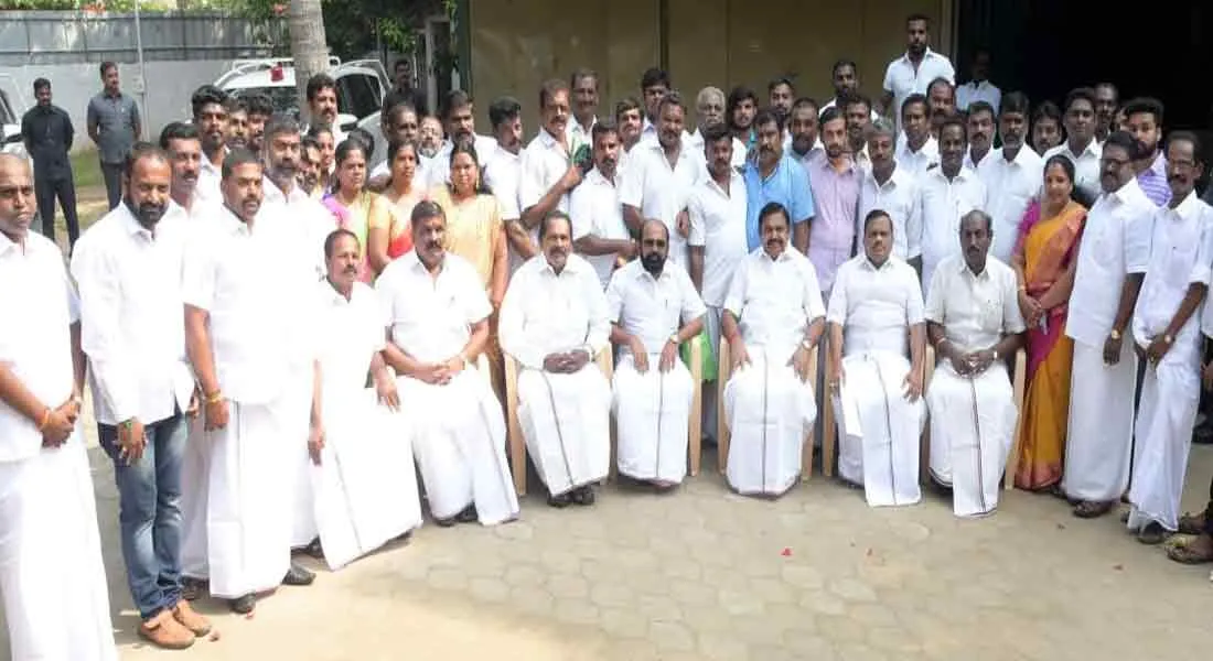 former minister pachaimal has joined the AIADMK!