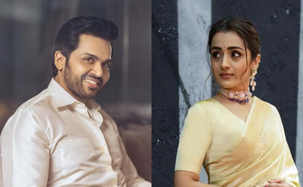 karthi trisha twitter conversation about ponniyin selvan 2