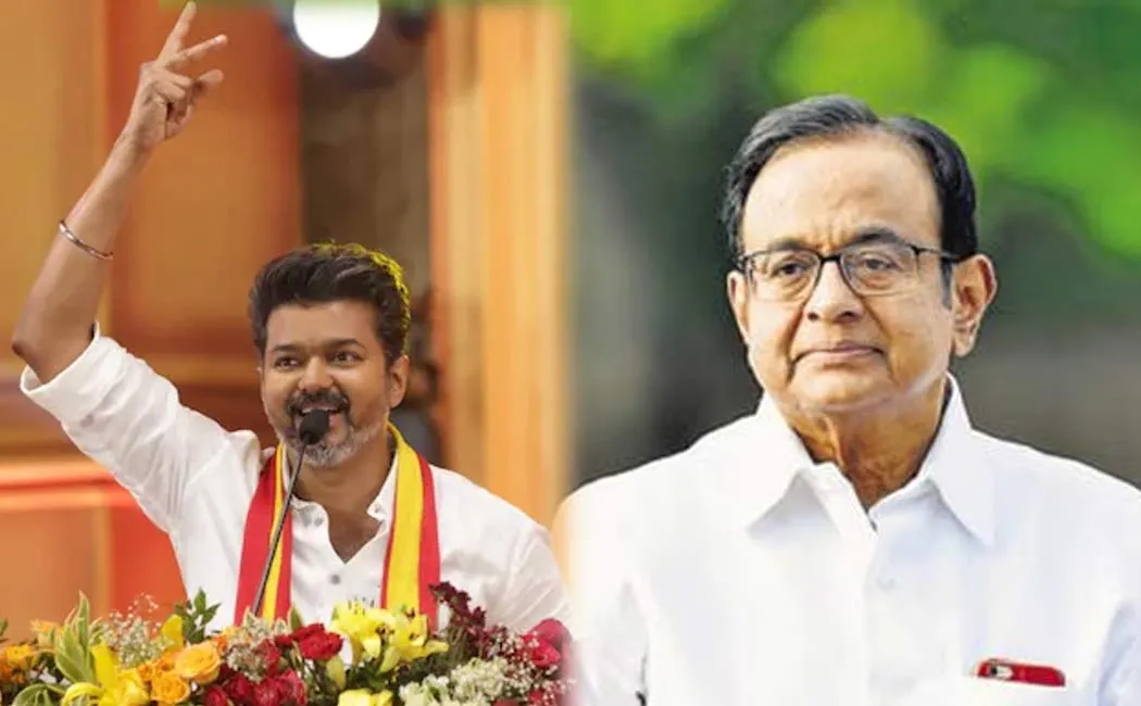 P. Chidambaram comments on Vijay opinion tvk 