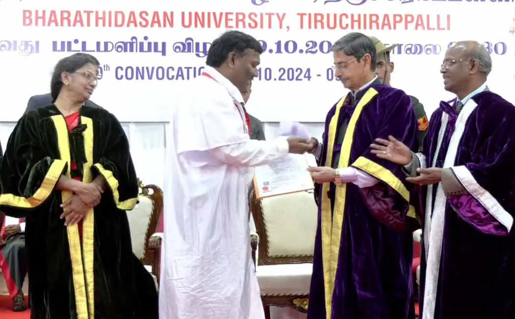 Complaint petition by PhD holder to Governor rn ravi