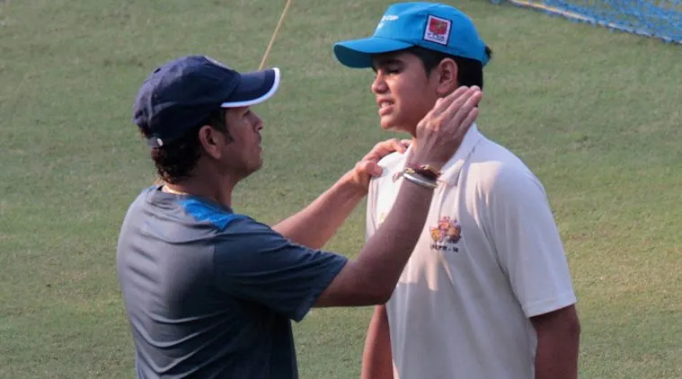 sachin with arjun