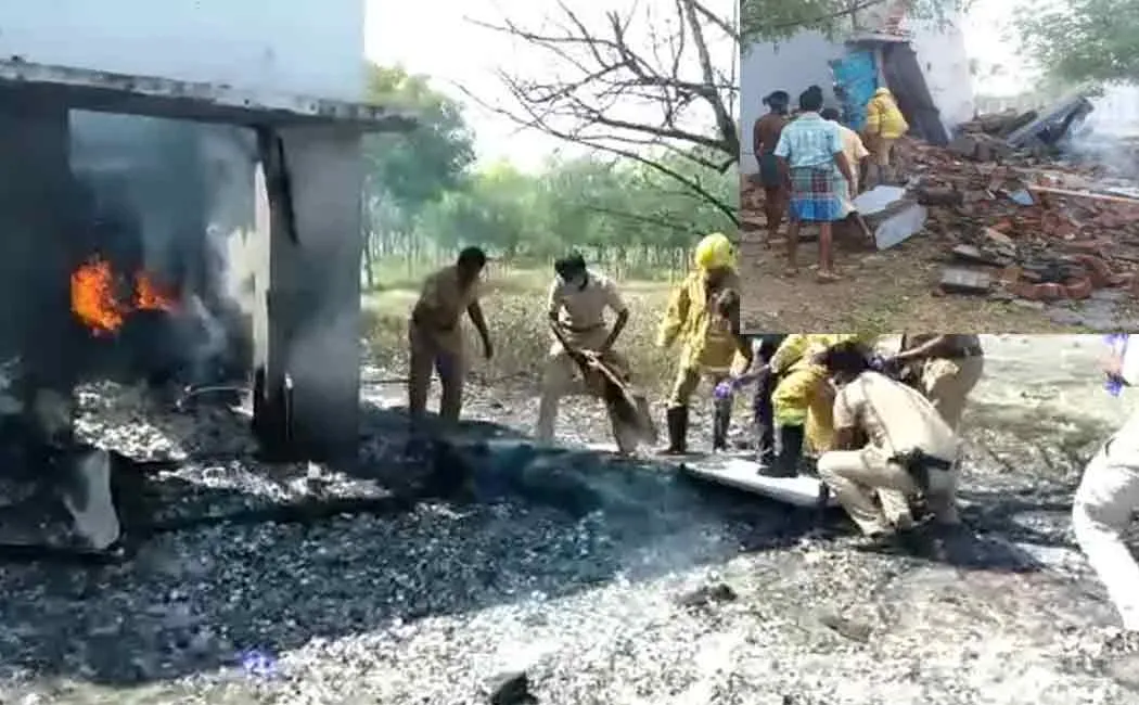 accident in Madurai Fireworks Factory; Relief to the families of the deceased