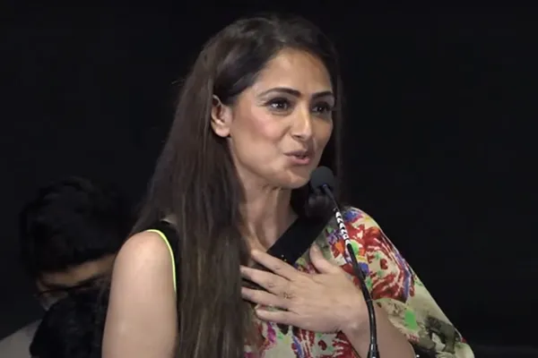 simran speech at tourist family success meet